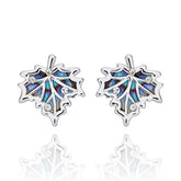 349292 PAULA SHELL MAPLE LEAF SP EARRINGS